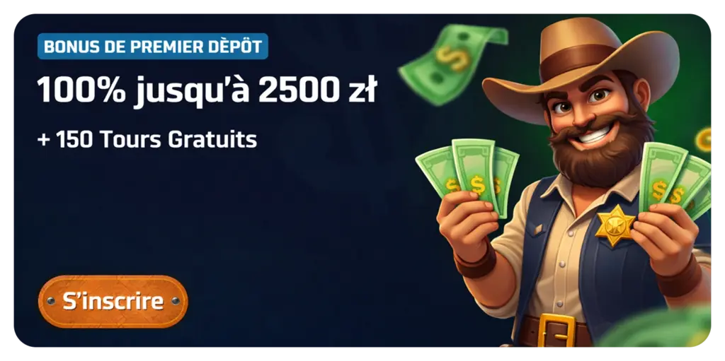 RingoSpin Casino bonus premier dépôt 100% plus 150 FS