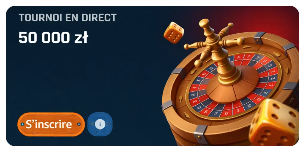 RingoSpin Casino tournoi en direct gagnez 50 000 zł rapidement